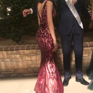 Prom dress red/burgundy